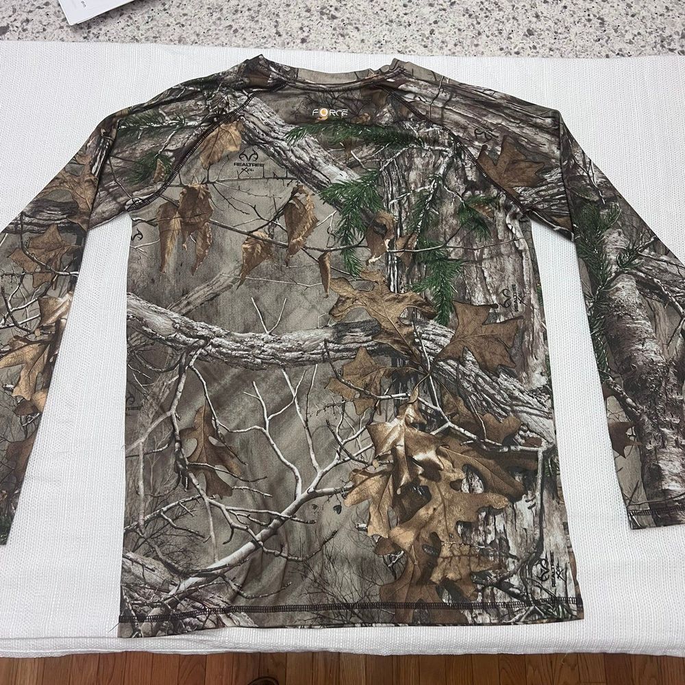 Boys Carhartt Force Realtree Camo Shirt